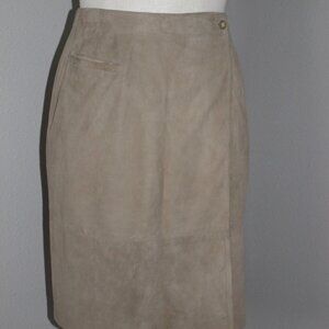 Vintage Calvin Klien Genuine Suede Skirt